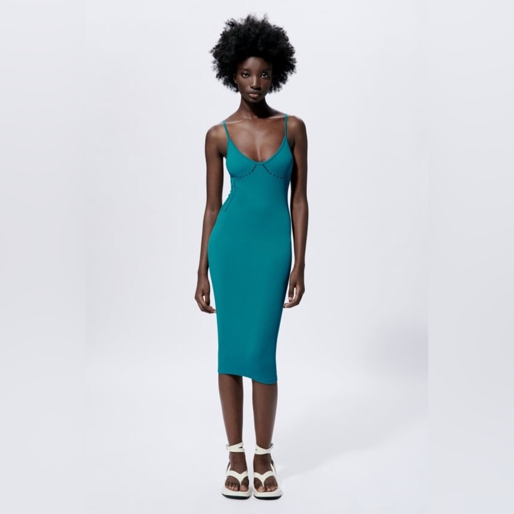 ZARA MIDI DRESS!